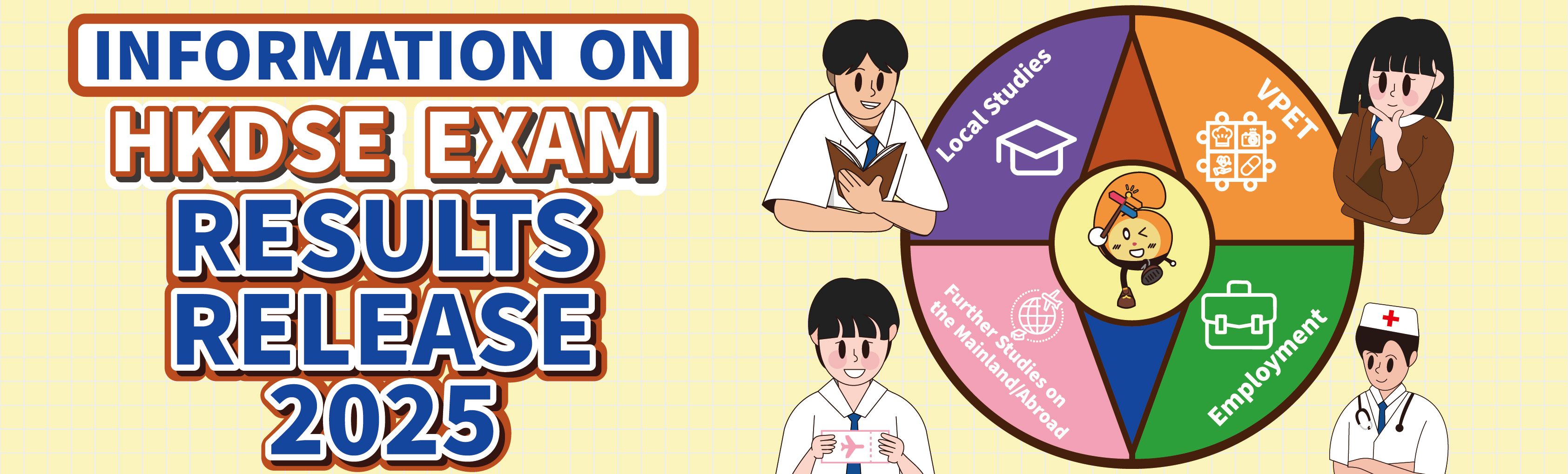 Information on HKDSE Exam Results Release 2025