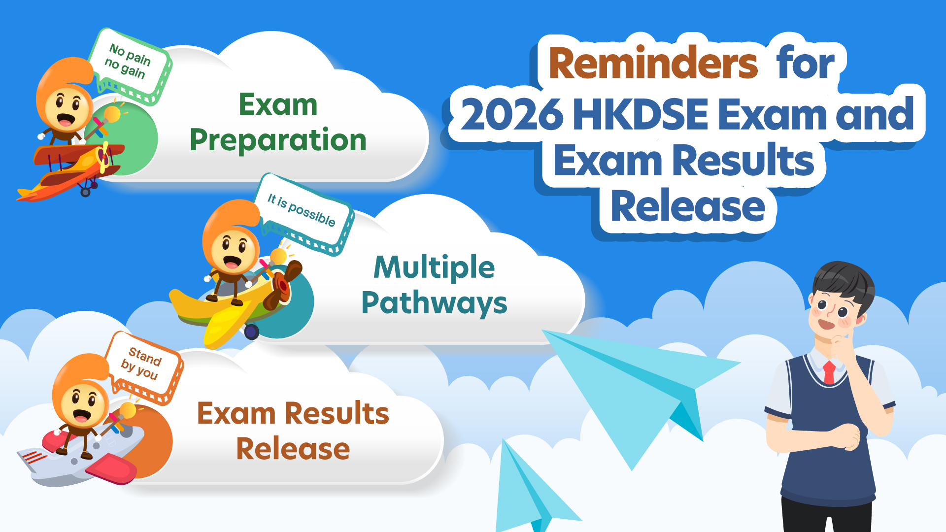 Reminders for 2026 HKDSE Exam and Exam Results Release